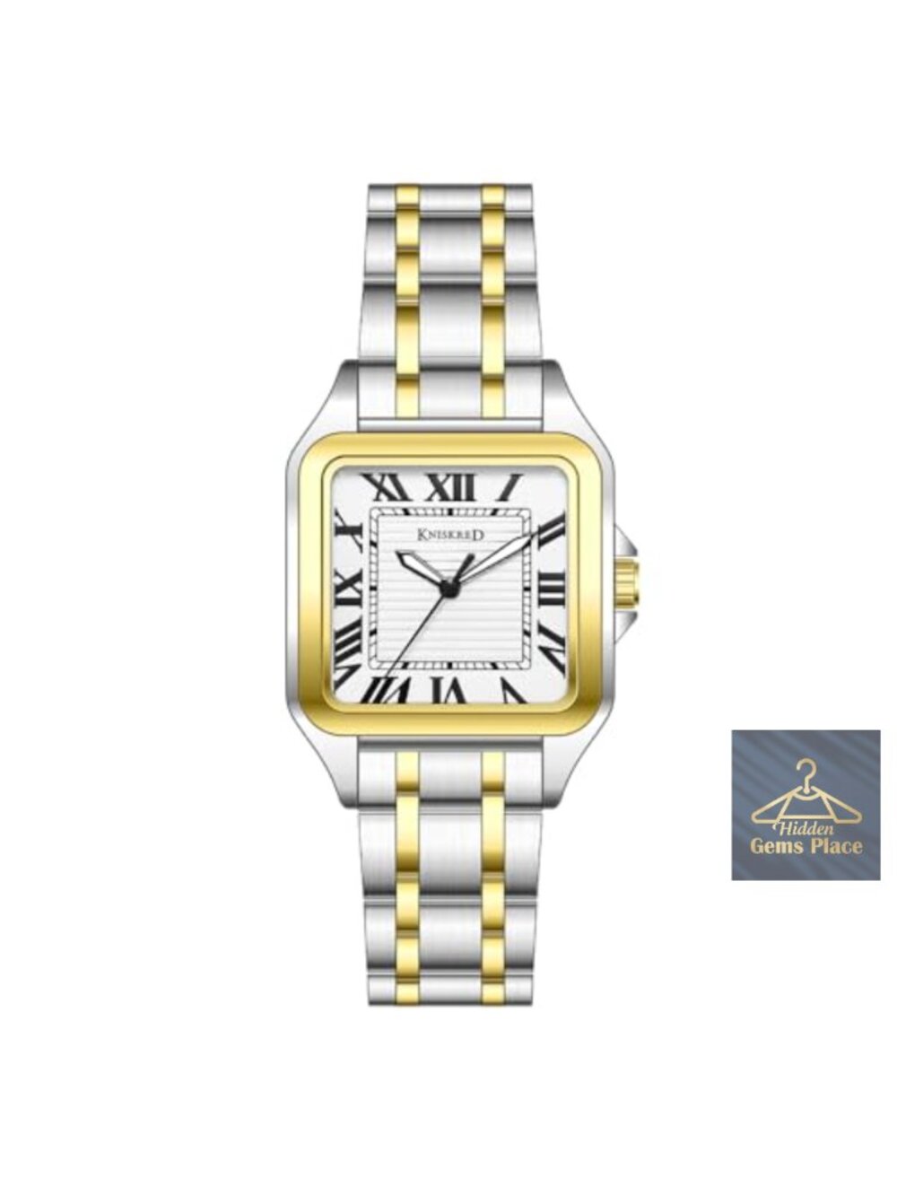 Men's Quartz Watch with Stainless Steel Bracelet